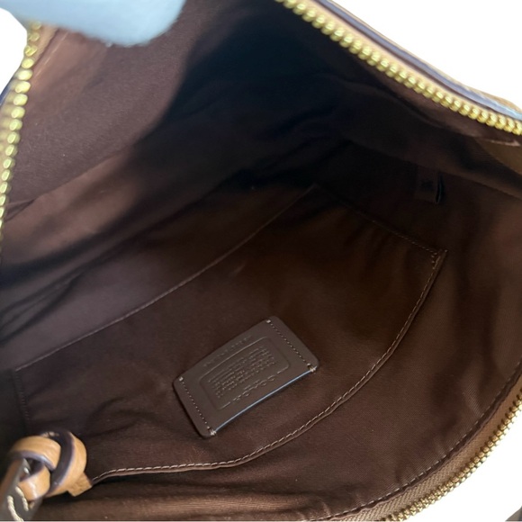 Authentic Coach Ellie Tan Leather Shoulder Bag - Picture 11 of 14